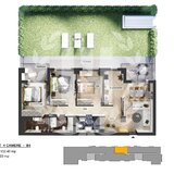 Plaza Pipera, apartament 4 camere, curte privata, bloc finalizat